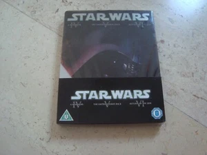 STAR WARS original TRILOGY Blu-Ray *rare* OOP SteelBook HOPE Empire RETURN JEDI - Picture 1 of 10