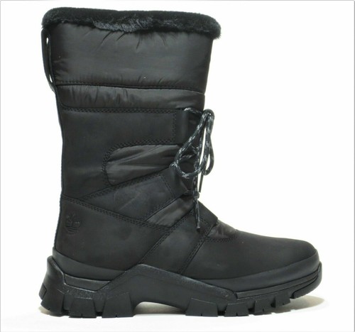 Timberland DONNA Jenness Falls stivali da neve impermeabili isolati neri TG 8 5 NUOVI
