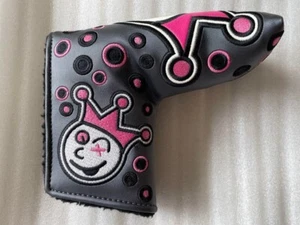 Scotty Cameron Custom Shop Jackpot Johnny Head Cover Charcoal Pink Rare - Picture 1 of 13