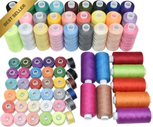 72Pcs Sewing Thread Set, 36 Colors with Prewound Bobbins, 550 Yards - Picture 1 of 12