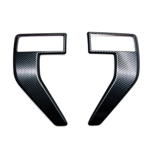 Carbon fiber Side Fender Badge Emblem Air Vent Cover Fits Ford F-150 2021 2022 - Picture 1 of 5