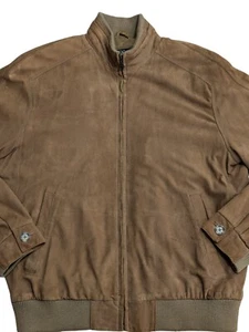 Jos.A.banks 100% Goat Suede Mens Signature Collection Tailored Fit Size M - Picture 1 of 15