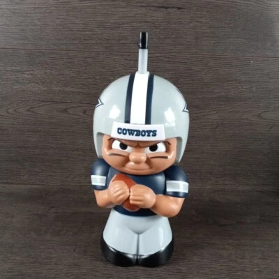 Dallas Cowboys NFL TeenyMates Big Sip 16 oz. Botella de agua taza azul Foto 1 de 4