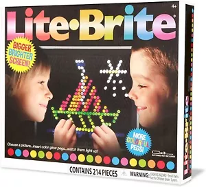 NEW - Classic Lite Brite Retro Toy with Bigger Brighter Screen - Picture 1 of 12