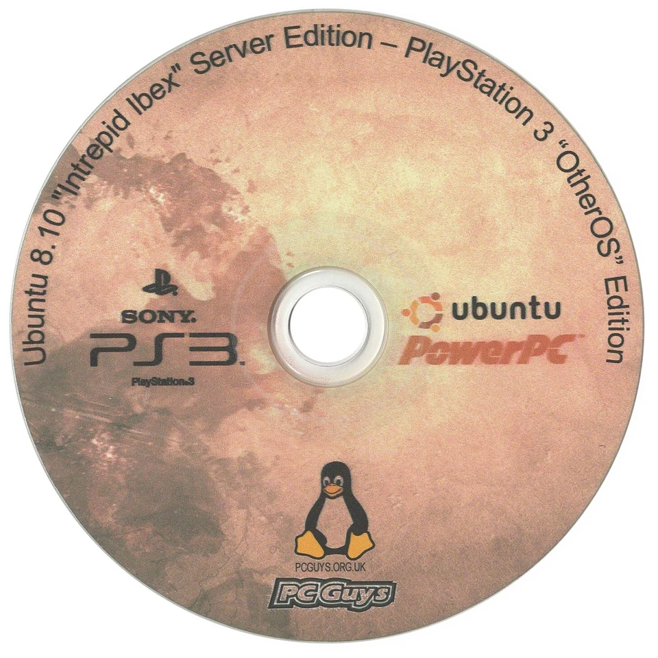 Ubuntu 8.10 Intrepid Ibex PowerPC Server – PlayStation 3 “OtherOS” Alternative C - Image 1 of 1
