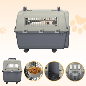 Hundetransportkäfig Transportbox Flugbox Autotransportbox Hundebox für Hunde NEU - Bild 1 von 14