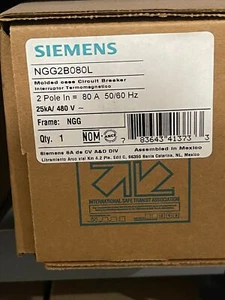 NUEVO DISYUNTOR SIEMENS NGG2B080L - Imagen 1 de 1
