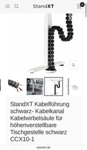 Neue Kabelführung bzw. Kabelwirbelsäule für höhenverstellbare Schreibtische - Bild 1 von 5
