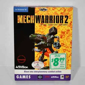 New Mechwarrior 2 PC Sealed PC CD-ROM Big Box Activision 1996 Game 0224!!! - Picture 1 of 5