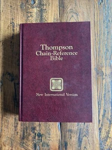 THOMPSON CHAIN-REFERENCE BIBLE NIV By Frank Charles Thompson~1990 Hardcover - Picture 1 of 12