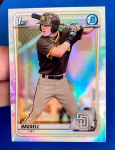 ROBERT HASSELL ROOKIE REFRACTOR - 2020 "1st Bowman" CHROME #BD-39 RC 💎 - Bild 1 von 5
