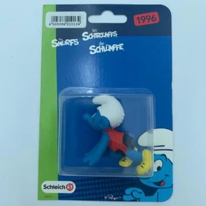 Smurfs 20441 Sprinter Smurf Track Runner Vtg Figure Schleich PVC Sports Figurine - Picture 1 of 7