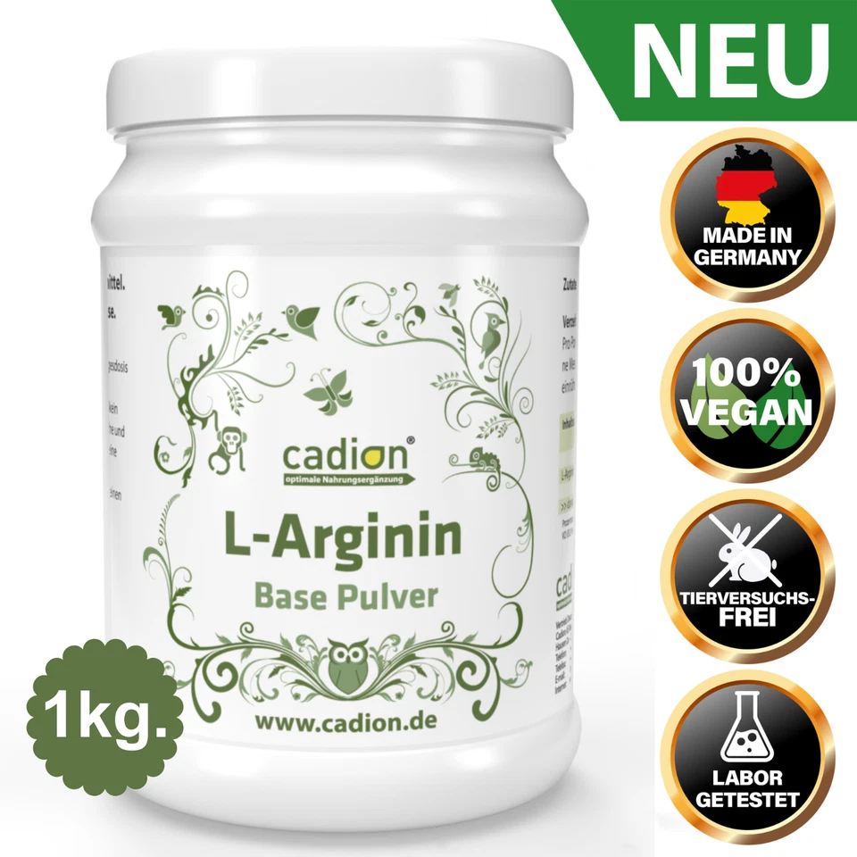 L-Arginin Base Pulver I 1000g reines L-Arginin HCL I Aminosäure ohne Zusätze - Bild 1 von 4