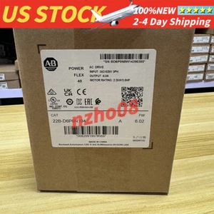 Brandneu Allen-Bradley 22B-D6P0N104 Powerflex 40 AC Antrieb 3,0 PS 2,2 kW - Bild 1 von 9