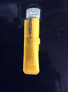 Geschichte & Heraldik personalisierter Bambus Signatur Geschenk Stift Maria - Bild 1 von 1