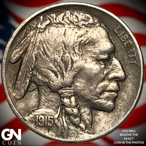 1915 P Buffalo Nickel Q7251 Cover
