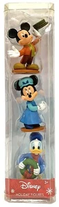 Disney Christmas Holiday Figuren Mickey Minnie Donald Duck 3er Set *versiegelt* - Bild 1 von 5