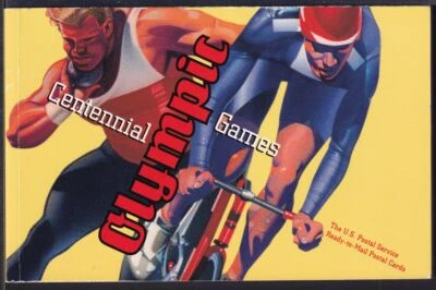 1996 Atlanta Olympic Games Sc UX261a mint 20c booklet of 20 postal cards - Image 1 of 3