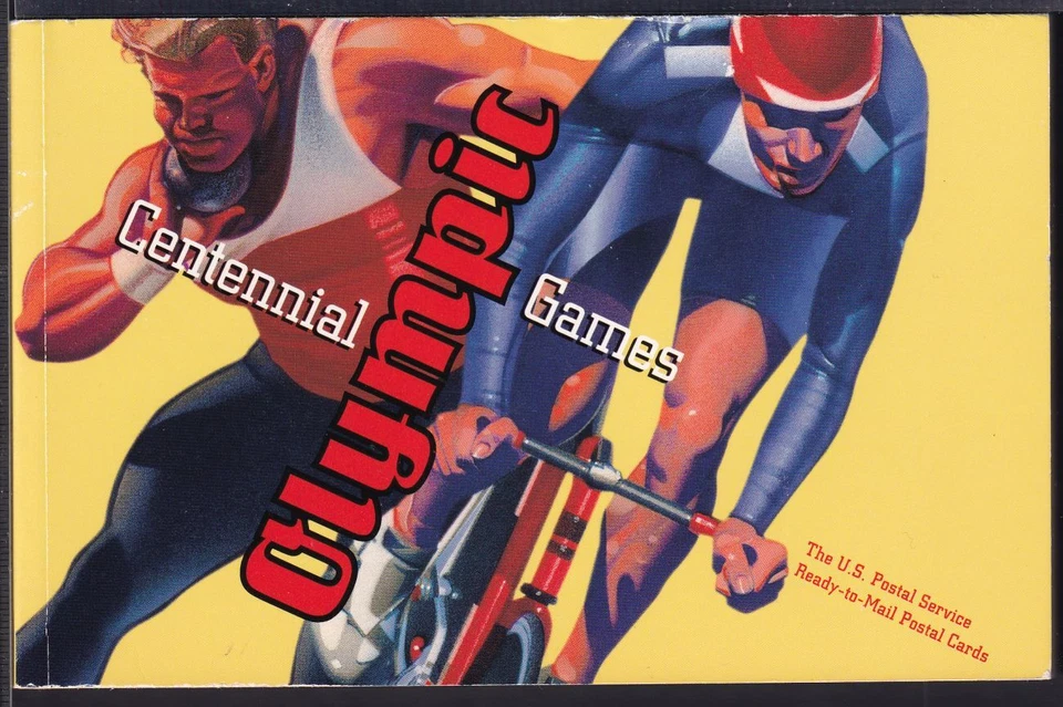 1996 Atlanta Olympic Games Sc UX261a mint 20c booklet of 20 postal cards - Image 1 of 3