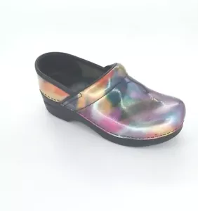 6155 Dansko Damen Spray Paint Professional Lackleder Clog Größe 37 EU 6,5-7 - Bild 1 von 9