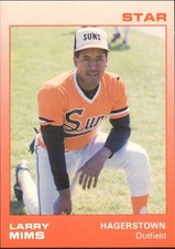 1988 Hagerstown Suns Star #12 Larry Mims