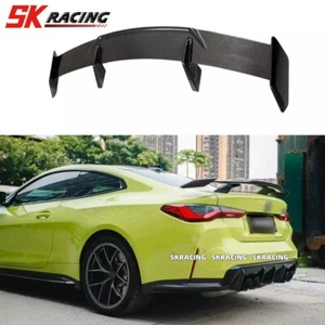 Real Carbon Rear Trunk Spoiler Wing Lip for BMW G80 M3 G82 M4 Coupe 2021-2022 - Picture 1 of 24