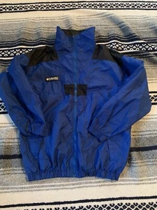 Vintage Columbia Youth Blue Windbreaker Size Large  - Picture 1 of 4