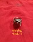Aghori Made Uncrossing Enemy Protection Evil Eye Gold Amulet End Curses Ring..