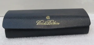 Occhiali da vista Brooks Brothers Hard Shell blu navy esterno e nero interno - etichetta Gatto - Foto 1 di 13
