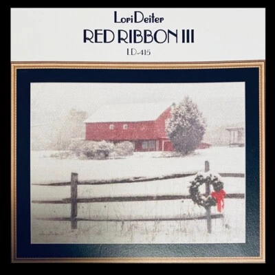 PUNTADA MÍSTICA Granero Rojo CINTA ROJA III Lori Deiter Punto de Cruz PATRÓN Nieve Foto 1 de 4