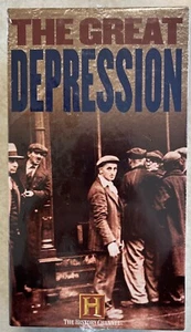 NEW The Great Depression History Channel 4 VHS Tapes 1998 Factory Sealed - Picture 1 of 6