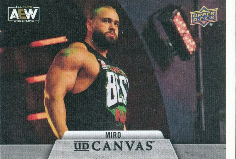 C-8 MIRO 2021 Upper Deck AEW First Edition UD CANVAS - Image 1 of 1