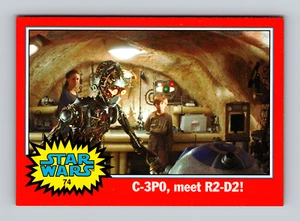 2004 Topps Star Wars Heritage #74 C-3P0, MEET R2-D2! - Picture 1 of 2