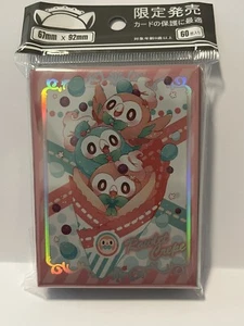 Für Pokémon  60  Sleeves Hüllen Rowlet Style Holo - Bild 1 von 1