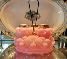 EAPG Victorian Pink Milk Glass Caddy Consolidated Glass Co 1895