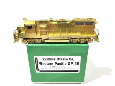 Overland OMI WP EMD GP-35 Western Pacific HO Brass Model #5059 Unpainted - Image 1 of 4