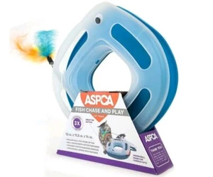 Katzenspielzeug ASPCA Chase And Play mit Rollball und Federn Katzen lieben es - Bild 1 von 3