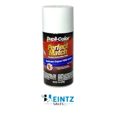 Duplicolor BFM0229 Perfect Match Ford Oxford White 8 oz Aerosol 9L/A9/YO/YZ Foto 1 de 2