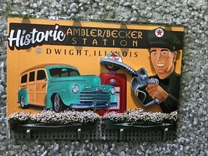 Ambers Texaco Station Dwight Illinois auf der Route 66 postfrische Postkarte, kostenloser Versand! - Bild 1 von 2