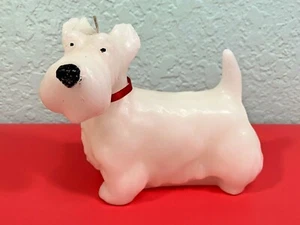 Westie Dog Large Wax Novelty Candle Black WEST HIGHLAND WHITE TERRIER Unburned - Picture 1 of 11