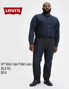 Levi's 541 Big & Tall sportliche Passform Herren Jeans dunkelblau 46 x 32 NEU $ 69,50 - Bild 1 von 5