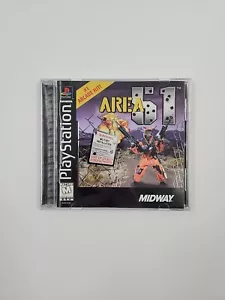 Area 51 PS1 PlayStation 1 Complete CIB - Picture 1 of 6