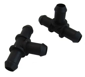2x T connectors 20mm for silicone/rubber hose pipe kit car heater water kit 3/4" - Picture 1 of 3