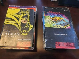 Manuales de Super Nintendo SNES SOLAMENTE, ¡tú eliges, completa tu juego! - Imagen 1 de 335