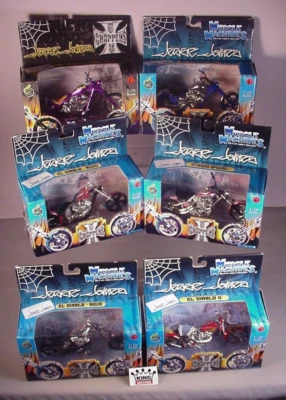 West Coast Choppers Jesse James 6 motorcycles Muscle Machines 1:18 MIB Lot #C - Image 1 of 4