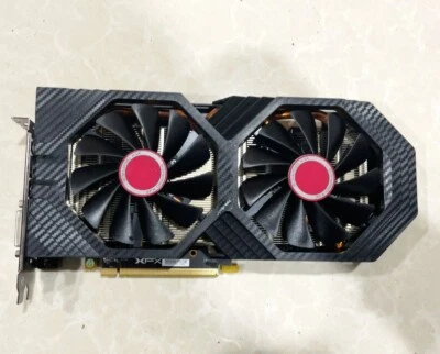 XFX AMD Radeon RX588 8GB 2304SP GDDR5 PCI-E Graphics Video Card DP DVI HDMI - Image 1 of 4