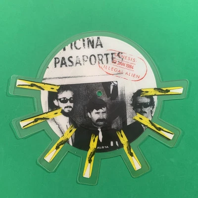 Genesis - Illegal Alien - SHAPED DISC 7" Vinyl, 1984 Charisma ALS1 - Mint - Image 1 of 4