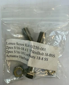 KIT DE TORNILLOS DE HARDWARE ACTUADOR MARINO LENCO #10250-001 - Imagen 1 de 3