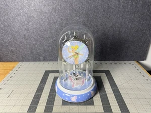Orologio DISNEY Tinker Bell porcellana anniversario vetro cupola mantello TESTATO VEDI NOTA - Foto 1 di 5