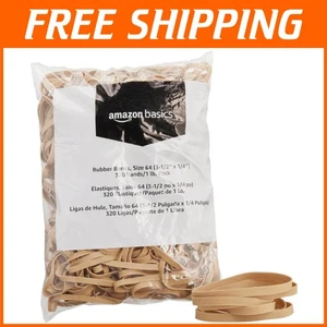 Basics Gummibänder Größe 64 320 Bänder 25er Pack hellbraun - Bild 1 von 9
